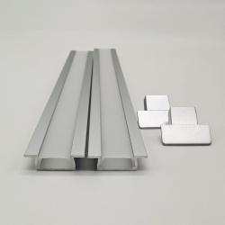 Профиль алюминиевый для LED подсветки RGB безрамочный (арт. 25-19085049)