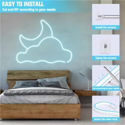 Гибкий неоновый светильник RGB 110V 220V LED лента (арт. 25-19085050)