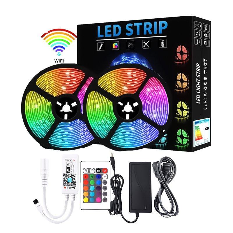 Светодиодная лента RGB 5м 10м IP65 150LEDs с WiFi управлением (арт. 25-19085060)