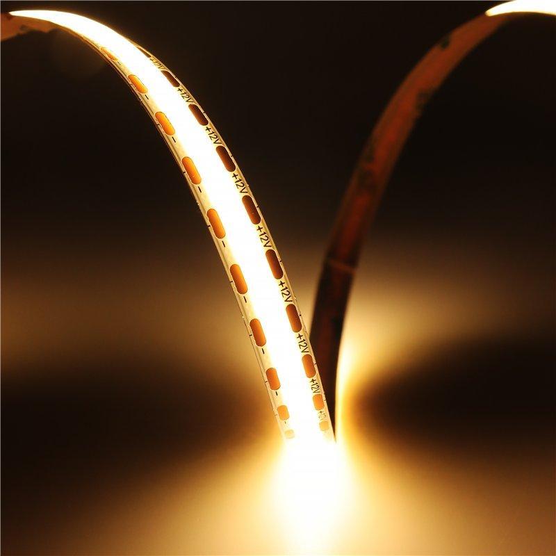 Светодиодная лента COB гибкая 480-512LEDs 5V/12V/24V 7.7-15.6мм (арт. 25-19085101)