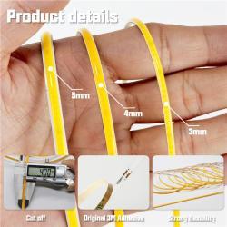 Светодиодная лента COB 3-5мм 400-480LED/м 12-24V RA90 гибкая (арт. 25-19085144)