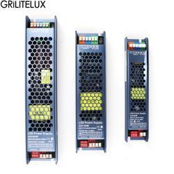 Трансформатор LED диммируемый IP20 DC12V 24V 100W-200W (арт. 25-19085156)