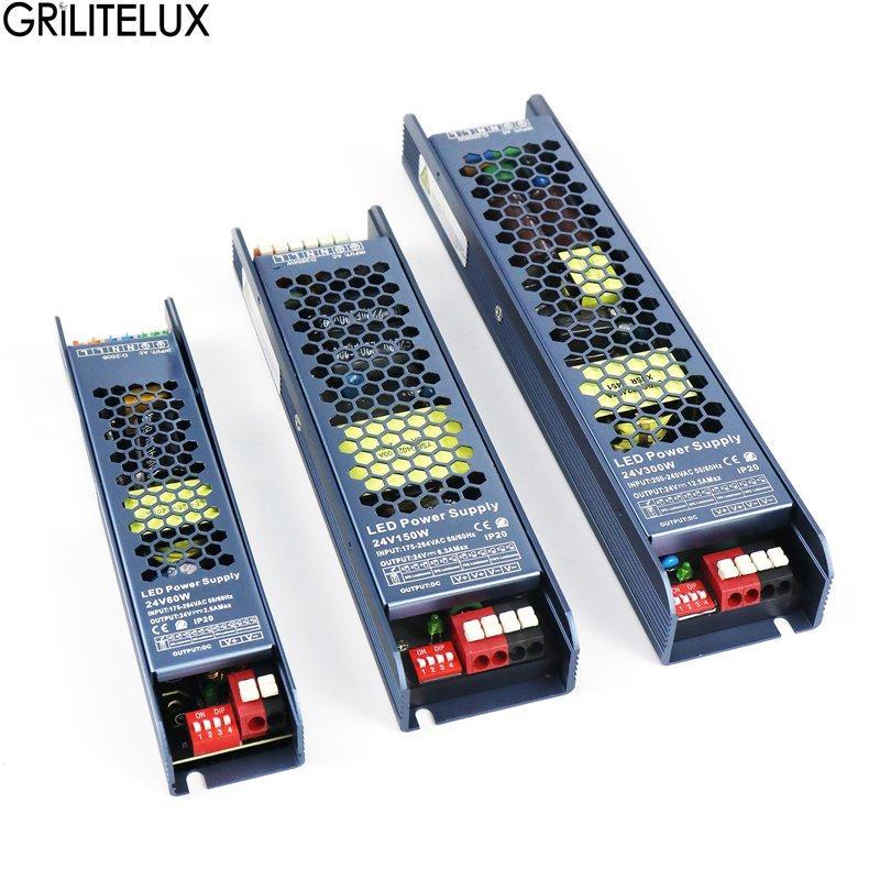 Блок питания DIP Switch LED 12V 24V диммируемый IP20 (арт. 25-19085158)