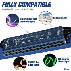 Блок питания для светодиодов 100W-200W IP67 диммируемый (арт. 25-19085202)