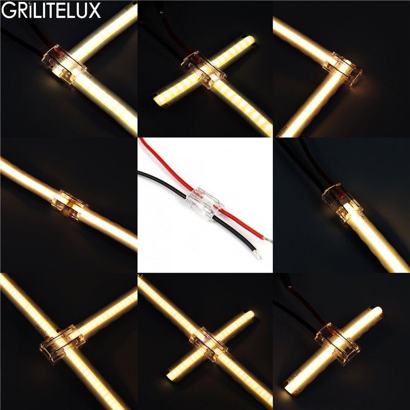 Коннектор для LED ленты 9 в 1 2-Pin 5/8/10мм L/T/X (арт. 25-19085260)