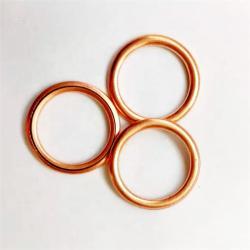 Медное кольцо-прокладка полое 16*22*2мм/12*18*2мм (арт. 25-19085317)