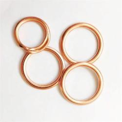 Медное кольцо-прокладка полое 16*22*2мм/12*18*2мм (арт. 25-19085317)