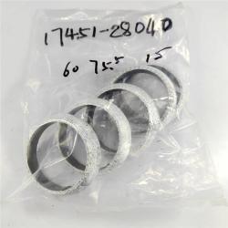 Прокладка выхлопной системы Toyota графитовая круглая 60*75.5*15 (арт. 25-19085656)