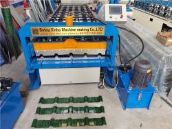 Машина для формовки стальных кровельных плит толщиной 0.3-0.8мм (арт. 25-18080141)