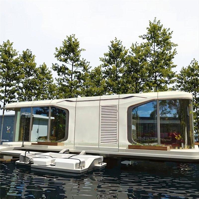 Офисный дом 20ft расширяемый прозрачный модульный для улицы (арт. 25-24110002)