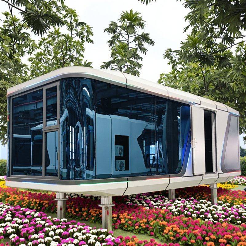 Модульный отель-контейнер с передвижной кабиной Apple (арт. 25-24110010)