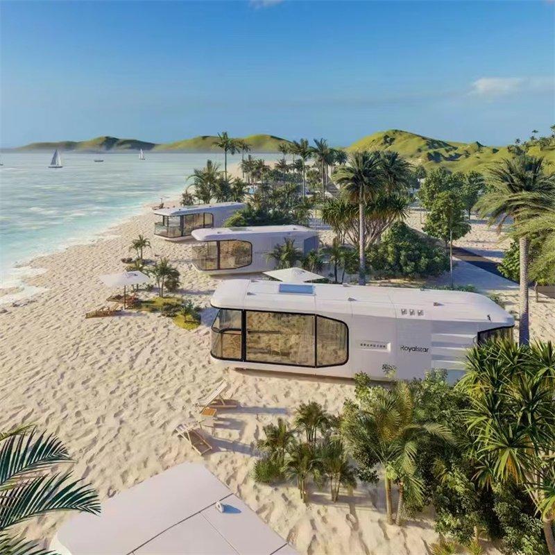 Дом-капсула с зелеными технологиями и современным дизайном (арт. 25-24110030)