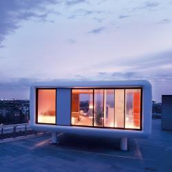 Дом-контейнер с роскошным дизайном и стеклянной отделкой (арт. 25-24110031)