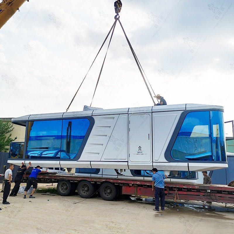 Модульный дом-капсула премиум класса с современным дизайном (арт. 25-24110080)