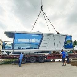 Дом-контейнер 2 спальни футуристичный компактный коммерческий (арт. 25-24110081)