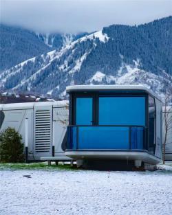 Дом-контейнер экологичный стальной для отеля (арт. 25-24110092)