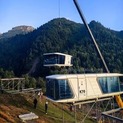 Мобильный домик с солнечными панелями и магазином (арт. 25-24110107)