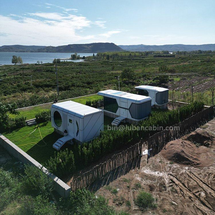 Дом-контейнер для кемпинга и глэмпинга, современный (арт. 26-1090011)