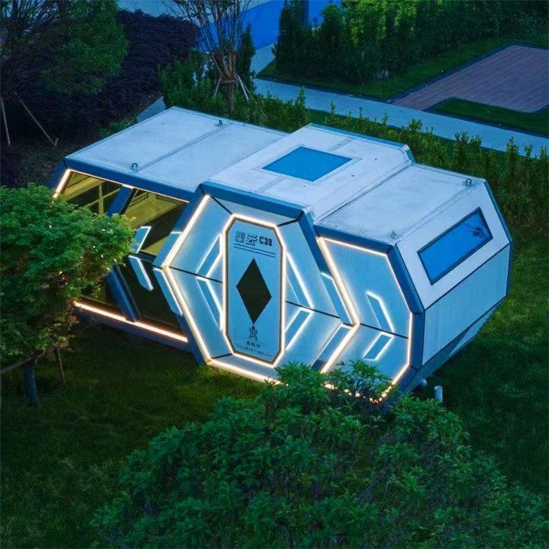 Капсульный дом с ультранизким энергопотреблением и солнечным дизайном (арт. 26-1090015)