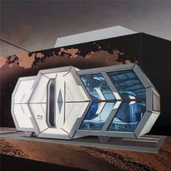 Кабина контейнерная стальная с термоизоляцией и левитирующей кроватью (арт. 26-1090030)