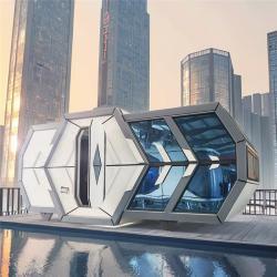 Дом-контейнер из фиброцемента водостойкий уникальный (арт. 26-1090041)