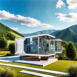 Капсула-отель для кемпинга с панорамным стеклом (арт. 26-1090043)