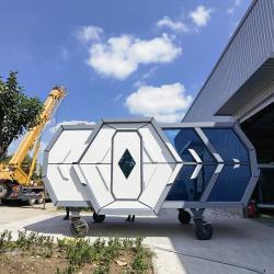 Модульный дом из стали с футуристичным дизайном и водонепроницаемостью (арт. 26-1090046)