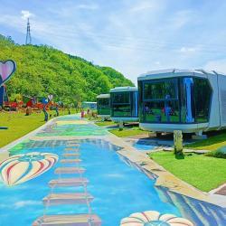 Капсульный отель модульный прозрачный для отдыха (арт. 26-1090064)