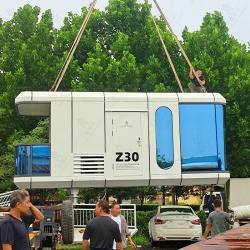 Капсульный дом на колесах с контейнерной конструкцией (арт. 26-1090097)