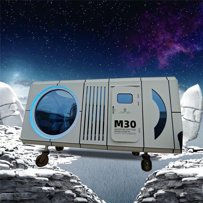 Кабина футуристическая стальная умная для виллы и магазина (арт. 26-1090117)