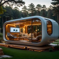 Капсульный отель с умной безопасностью и автономной энергией (арт. 26-1090138)