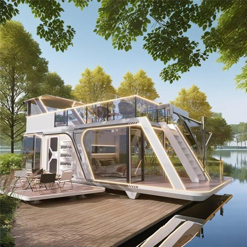 Капсульный дом с 2 спальнями, оцинкованный каркас (арт. 26-1090163)