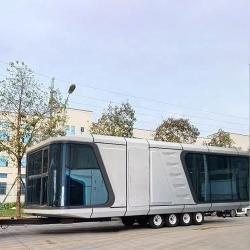 Плавающий отель-дом на колесах с контейнерными виллами (арт. 26-1090184)