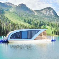 Дом-контейнер стальной плавучий для курорта морозостойкий (арт. 26-1090198)