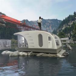 Плавучий дом на воде с виллой и отелем (арт. 26-1090206)