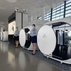 Капсула для сна с вентиляцией и освещением в аэропорту (арт. 26-1090218)