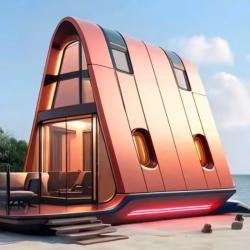 Домик-кабина на колесах двухуровневый для отелей и авиации (арт. 26-1090229)