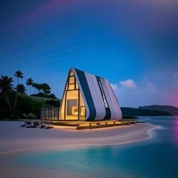 Домик-кабина на колесах двухуровневый для отелей и авиации (арт. 26-1090229)