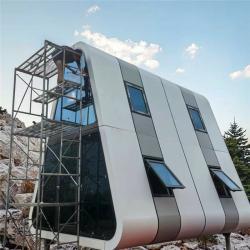 Зимний сад алюминиевый треугольный стеклянный дом (арт. 26-1090262)