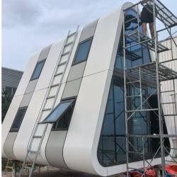 Зимний сад алюминиевый треугольный стеклянный дом (арт. 26-1090262)