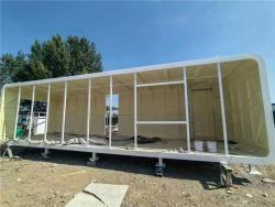 Контейнерный дом-оранжерея из стали с высоким обзором (арт. 26-1090285)