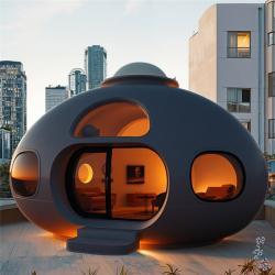 Дом-капсула с умными системами и двориком (арт. 26-1090321)