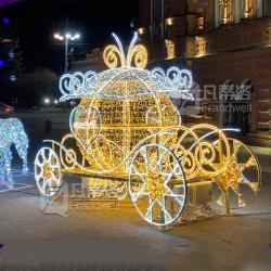 Ёлочная фигура олень из стеклопластика, натуральная (арт. 26-1090409)