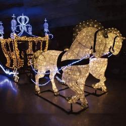 Украшение для улицы светодиодный олень большой рождественский (арт. 26-1090411)