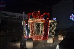 Украшение 3D Рождественская Коробка Светящаяся Гигант (арт. 26-1090421)