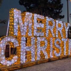 Светящиеся 3D буквы из металла для декора мероприятий (арт. 26-1090423)