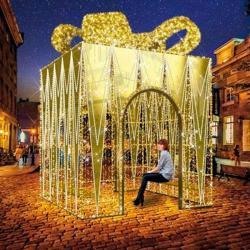 Арка светодиодная разноцветная для рождественских украшений (арт. 26-1090429)