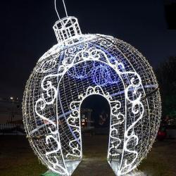 Арка светодиодная разноцветная для рождественских украшений (арт. 26-1090429)