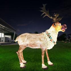 Скульптура Олень Рождественская Светящаяся Большая (арт. 26-1090453)