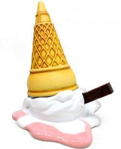 Декор для кафе 3D мороженое из смолы шоколадное (арт. 26-1090511)